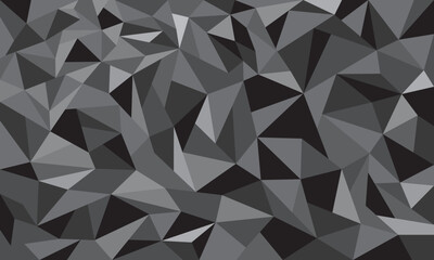 Black polymorph pattern as background