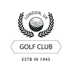 sport golf club emblem logo