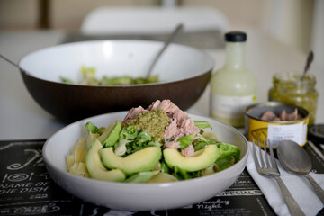 Fresh salads Healthy food
