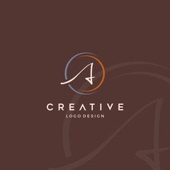 Logo initial monogram letter 
