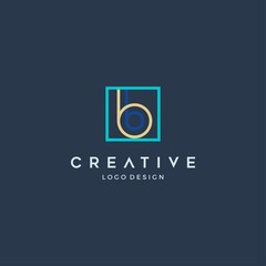 Logo initial monogram letter 