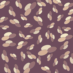 Seamless pattern with different geometric figures. Vector