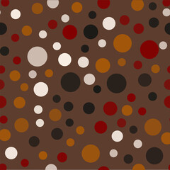 Seamless pattern with colorful circles. Vector