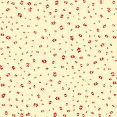 Seamless pattern with different geometric figures. Vector