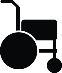 Accessibility, disability, disabled, handicap, handicapped,helping, man, pushing, wheelchair icon