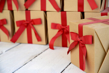 Gift box, shopping for holidays and celebrations