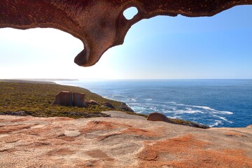 View from Remarkable Rocks on Kangaroo Island