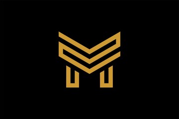 Letter M logo design vector. Real estate logo for your business.