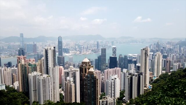 Time lapse downtown Hong Kong Special Administrative Region is a metropolitan area located on the eastern Pearl River Delta in South China it has the largest number of skyscrapers of any town in world