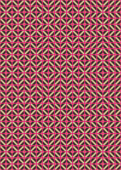 Abstract Geometric Pattern generative computational art illustration