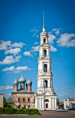 Fototapeta na wymiar Travel to the city of Yuryevets, Ivanovo region