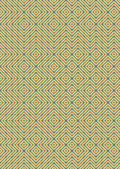 Abstract Geometric Pattern generative computational art illustration