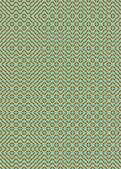 Abstract Geometric Pattern generative computational art illustration