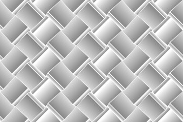 Gray geometric seamless pattern with thin lines for wallpapers, textile, fabric, wrapping paper, backgrounds. Graphic effect of volume. Template in the engraving style. Illustration.