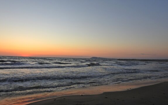 Sunset on the sea in Albania © Joanna