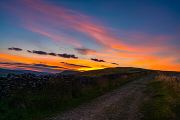Sunset in Yorkshire Dales
