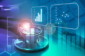 Medical innovation and healthcare business service concept