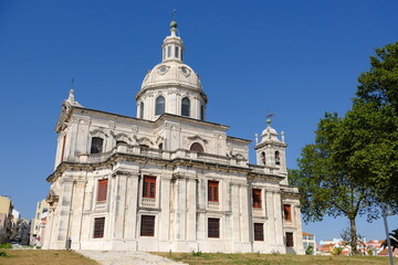 Fototapeta na wymiar Portugal Lisbon - Igreja da Memoria - Memory Church