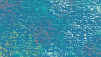 Naklejka premium painting art with blue wall paint brush for presentation, website background, banner back to school, wall decoration, or t-shirt design
