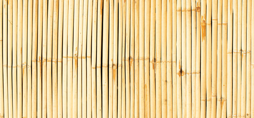 Seamless background of yellow wall bamboo.