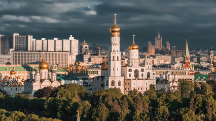 Fototapeta na wymiar Moscow Saint Petersburg Monument City Views Beauty Streets Houses Panels Cathedral France Eiffel Tower Kremlin