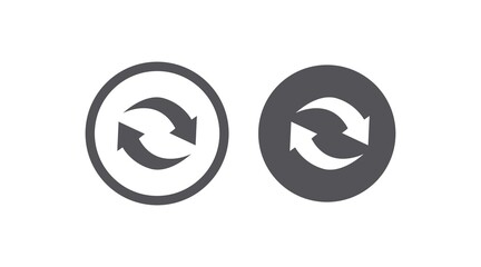 Refresh icon Set. Vector isolated editable illustration set
