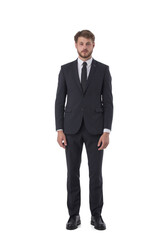 Full length portrait of businessman