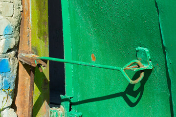 the hook holds the gate