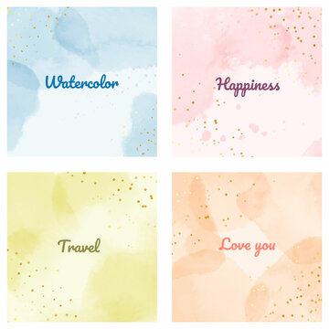 Instagram Post Watercolor Template