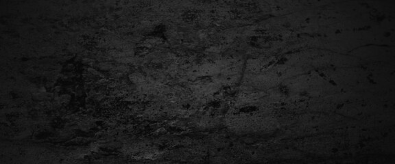 Fototapeta na wymiar Scary on damaged grungy crack and broken concrete bricks wall and floor, black and white photo concept of horror and Halloween 