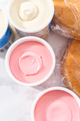 Mermaid themed 3 layer vanilla cake