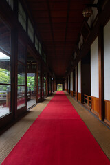 柴又帝釈天　邃渓園の廊下