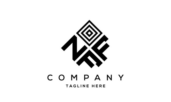 NFF square three latter logo vector