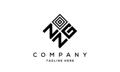 NGN square three latter logo vector