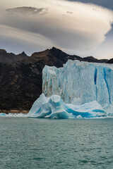 Immense wall of ice, edge of the Perito Moreno glacier