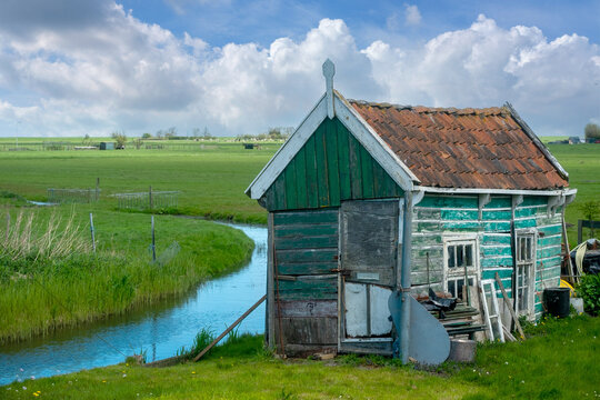 Former Island Marken, Noord-Holland province, The Netehrlands
