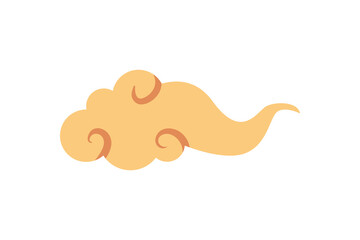 golden asian cloud