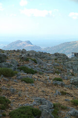 krajobraz góry widok drzewa natura hiszpania