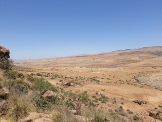 Stunning views from above the mountains in nature