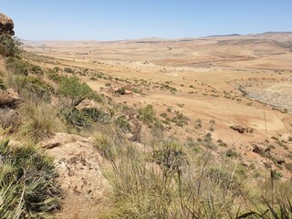 Stunning views from above the mountains in nature