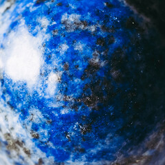 Arrière plan texture d'une pierre semi précieuse lapis lazuli - Espace vide