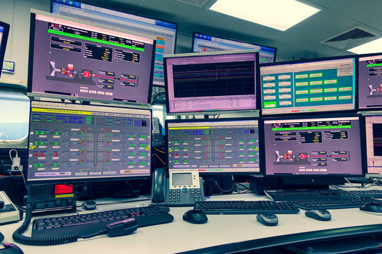 Process control In the System Monitoring Room or control room Work on many monitor. Facility is Full of Screens Showing plant process