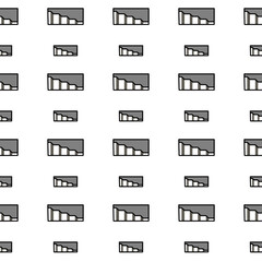 abstract seamless pattern design on white background.