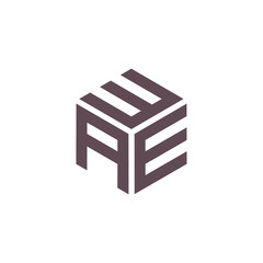 Hexagon logo with the letters WAE design