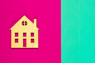 House . building,  edifice, construction, fabric. The symbol of the home.