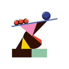 balance concept sculpture