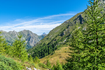 Obraz premium Trekking ai piedi di Rocca la Meja (Valle Maira – Cuneo)
