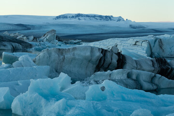 Fototapeta na wymiar Jokulsarlon Iceland Ice close-up