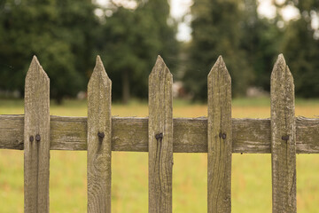old wooden fence