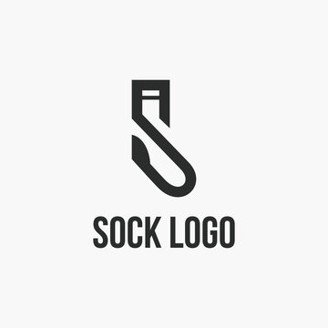letter s sock logo